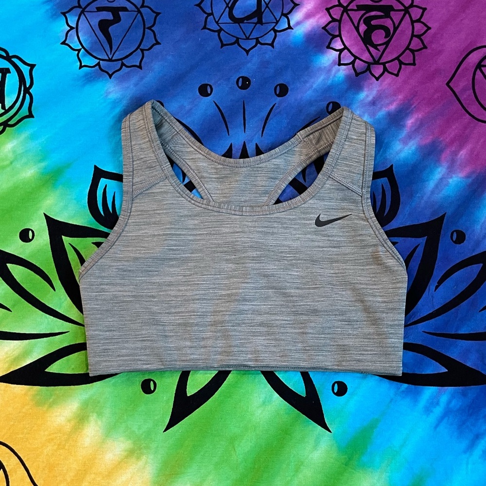 Grey Nike Dri-Fit Sports Bra